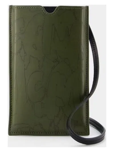 Alexander Mcqueen Men's The Phone Holder Bag In Khaki