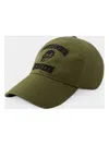 Alexander Mcqueen Men's Varsity Skull Cap In Khaki