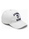 Alexander Mcqueen Embroidered-motif Cotton Cap In White