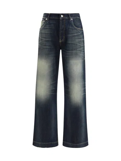ALEXANDER MCQUEEN ALEXANDER MCQUEEN MEN VINTAGE EFFECT JEANS