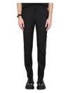 Alexander Mcqueen Wool Trousers Striped Sides In Black