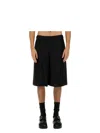 Alexander Mcqueen Skull Jacquard Pattern Shorts In Black