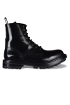 Alexander Mcqueen Leather Boot In Black