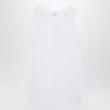 Alexander Mcqueen Men's White Cotton Tank Top In White