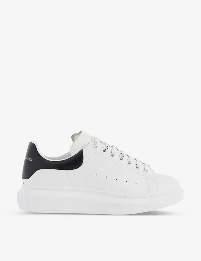 ALEXANDER MCQUEEN S MCQUEEN OVERSIZED-SOLE LEATHER LOW-TOP TRAINERS,58729039