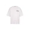 Alexander Mcqueen Men's White/black Exploded Logo T-shirt In White/black