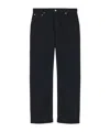 Alexander Mcqueen Cotton Denim Wide Leg Jeans