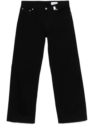 Alexander Mcqueen Men Wide Leg Jeans In Blue