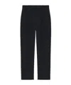 Alexander Mcqueen Men's Wool Mohair Tailored Trousers In Black In Black