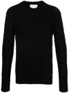 ALEXANDER MCQUEEN MENS BLACK SKULL JACQUARD COTTON JUMPER