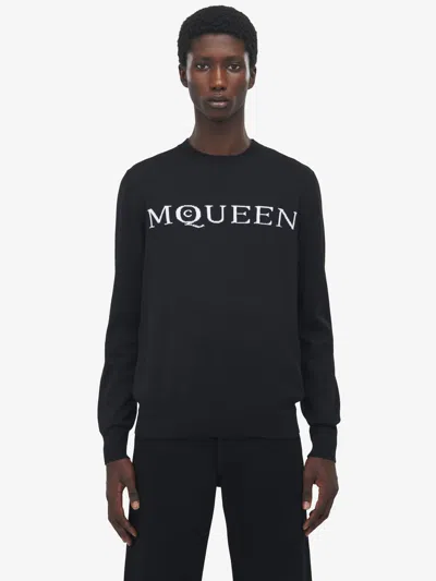 ALEXANDER MCQUEEN MERINO WOOL MCQUEEN LOGO JUMPER