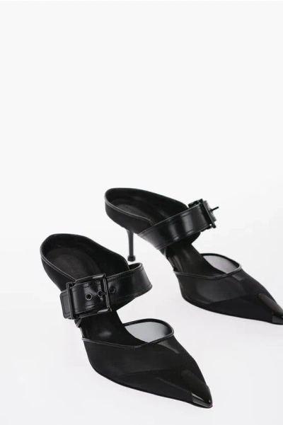 Alexander Mcqueen Mesh Pointed Pumps Heel 9cm