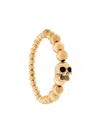 Alexander Mcqueen Skull Ball Bracelet In Silverv Antil