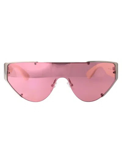 Alexander Mcqueen Metallic Glamour Sunglasses