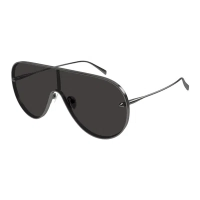 Alexander Mcqueen Metallic Grey Sunglasses