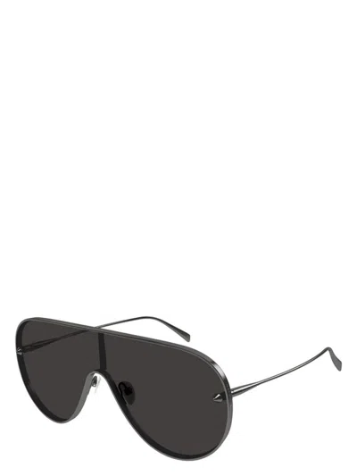 Alexander Mcqueen Metallic Grey Sunglasses