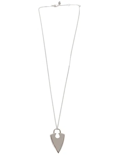 Alexander Mcqueen Metallic Palladium Finish Bracelet