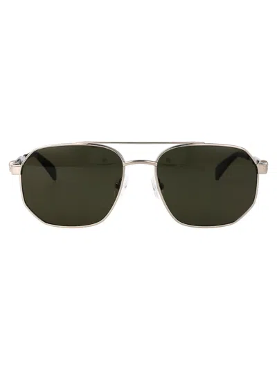 Alexander Mcqueen Metallic Silver Sunglasses