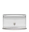 Alexander Mcqueen Metallic Skull Shoulder Bag In Black