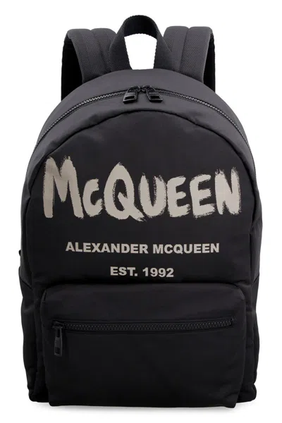 Alexander Mcqueen Metropolitan Logo Detail Backpack