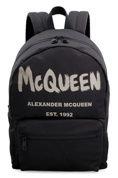 Alexander Mcqueen Metropolitan Logo Detail Backpack