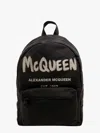 Alexander Mcqueen Metropolitan Nylon Backpack With Graffiti Print