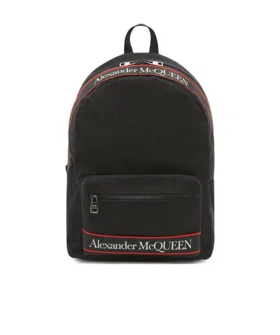 Alexander Mcqueen Metropolitan Selvedge Duffle Bag In Black