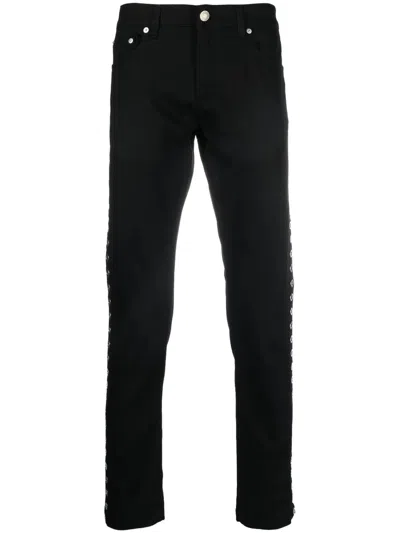 Alexander Mcqueen Mid-rise Skinny Jeans In Black