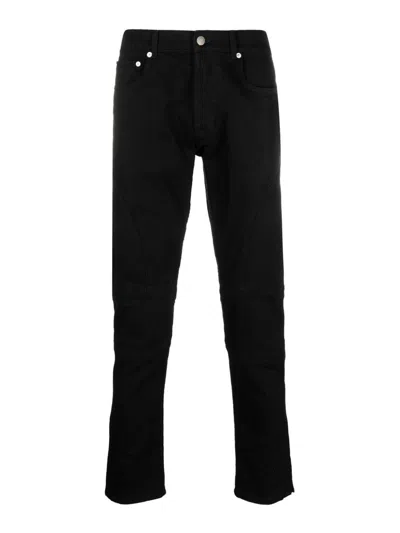 Alexander Mcqueen Mid-rise Skinny Jeans In Black