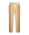 Alexander Mcqueen Mid-rise Straight-leg Trousers In Nude