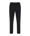 Alexander Mcqueen Mid-rise Tailored Trousers In Black