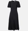 Alexander Mcqueen Midi Dress In Black