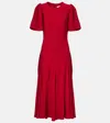 Alexander Mcqueen Midi Dress In Red