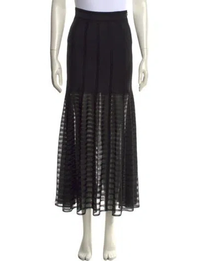 Pre-owned Alexander Mcqueen Midi Length Skirt In Black