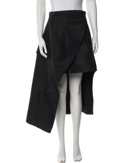 Pre-owned Alexander Mcqueen Midi Length Skirt In Black