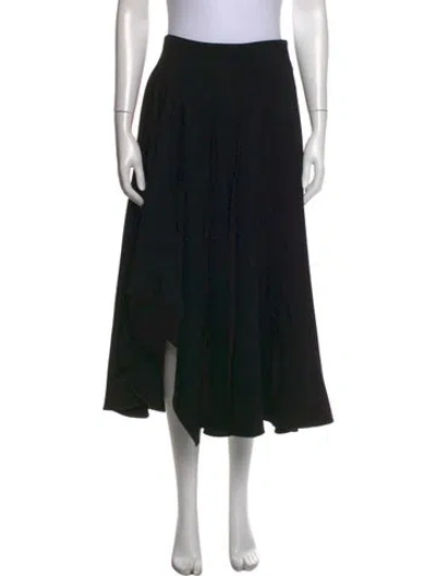 Pre-owned Alexander Mcqueen Midi Length Skirt In Black