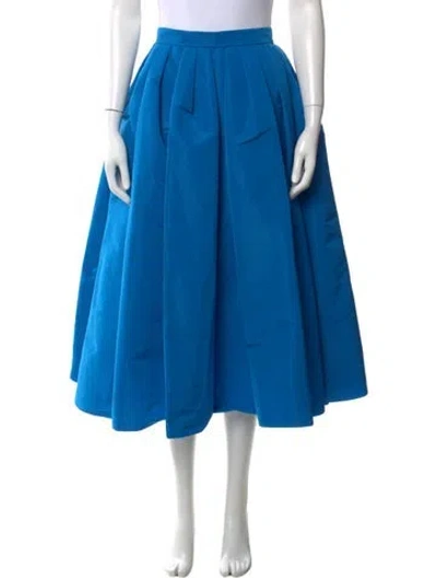 Pre-owned Alexander Mcqueen Midi Length Skirt In Blue