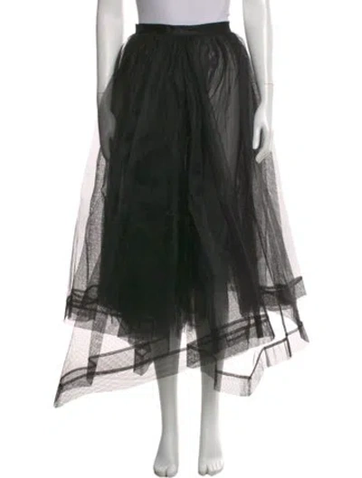 Pre-owned Alexander Mcqueen Midi Length Skirt W/ Tags In Black