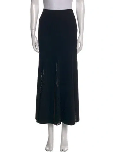 Pre-owned Alexander Mcqueen Midi Length Skirt W/ Tags In Black