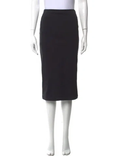 Pre-owned Alexander Mcqueen Midi Length Skirt W/ Tags In Black