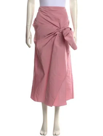 Pre-owned Alexander Mcqueen Midi Length Skirt W/ Tags In Pink