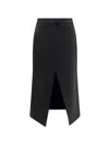 Alexander Mcqueen Midi Wool Skirt