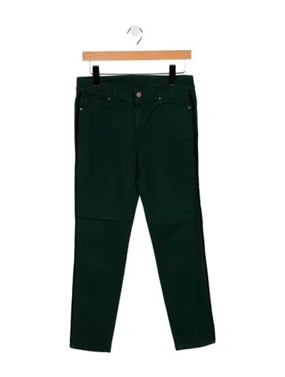 Pre-owned Alexander Mcqueen Mid-rise Skinny Leg Jeans In Green
