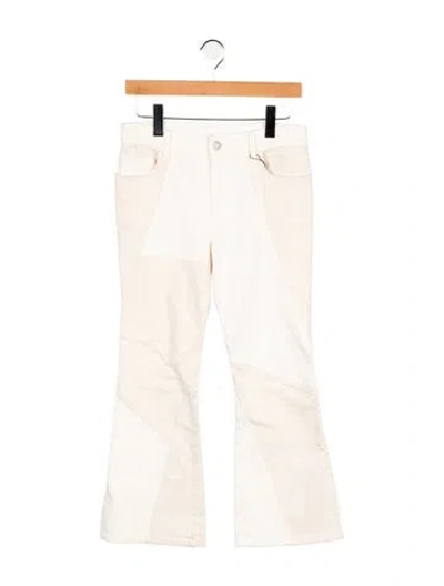 Pre-owned Alexander Mcqueen Mid-rise Wide Leg Jeans In Neutral