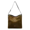 Alexander Mcqueen Military Black Calf Skin Bags In Brown