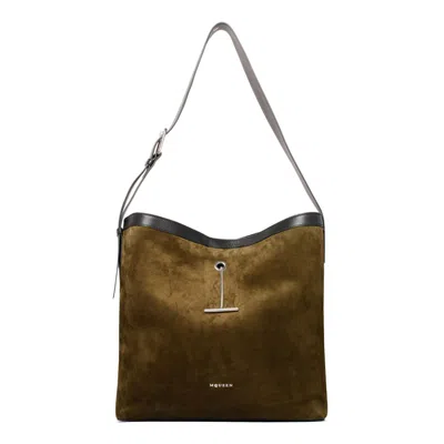 Alexander Mcqueen Military Black Calf Skin Bags