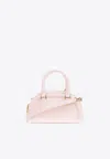 Alexander Mcqueen Mini Birdee Boston Top Handle Bag In Pink