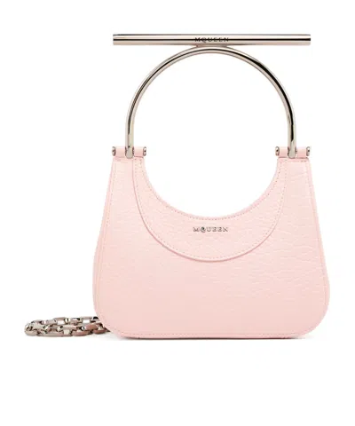 Alexander Mcqueen Mini Cross-bar Bag In Pink
