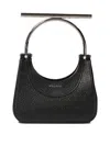 Alexander Mcqueen Metal Handle Leather Shoulder Bag