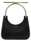 Alexander Mcqueen 'mini Cross-bar' Handbag In Black